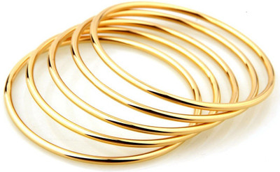 Moneekar Jewels Stainless Steel Bangle Set(Pack of 5)