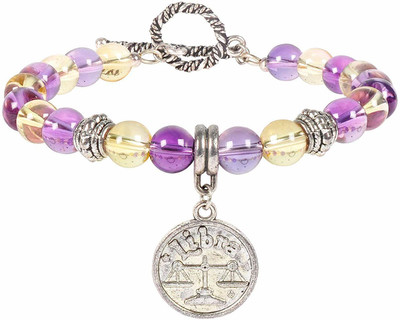 Edmiria Stone, Crystal Beads Charm Bracelet