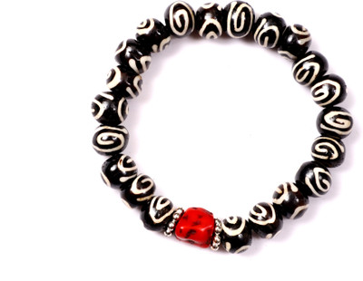 VSASA Bone, Silk Dori, Crystal Quartz Bracelet