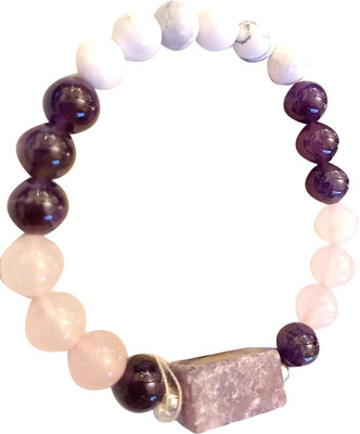 NatureHealz Crystal Amethyst, Rose Quartz,  Bracelet