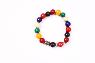 VSASA Bone, Silk Dori, Crystal Quartz Bracelet