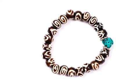 VSASA Bone, Silk Dori, Crystal Quartz Bracelet