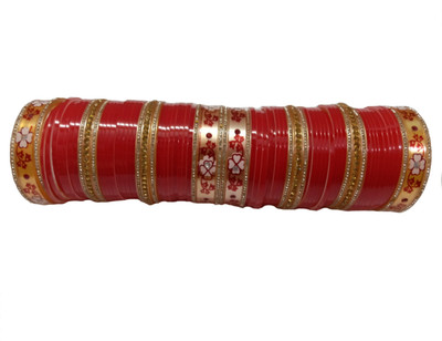 Ganpati Creations Glass, Plastic Chudas(Pack of 72)