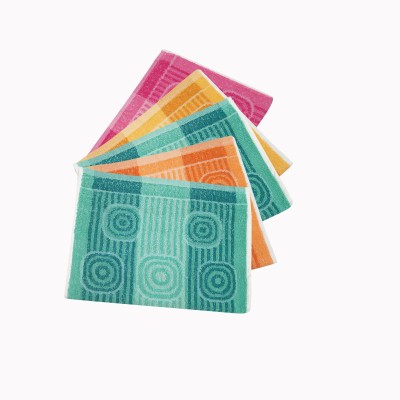 Feather Green Cotton 200 GSM Hand Towel(Pack of 5)