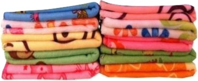 Angel Homes Cotton 500 GSM Face Towel Set (Pack of 10)