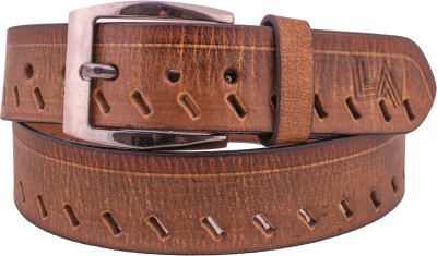 LEVART Men Casual, Party, Formal, Evening Brown Genuine Leather Belt