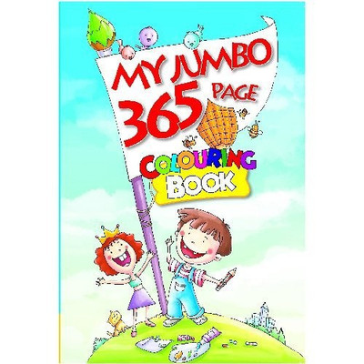 My Jumbo 365 Page Colouring Book(English, Paperback, B Jain Publishers)