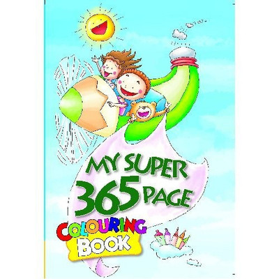 My Super 365 Page Colouring Book(English, Paperback, B Jain Publishers)