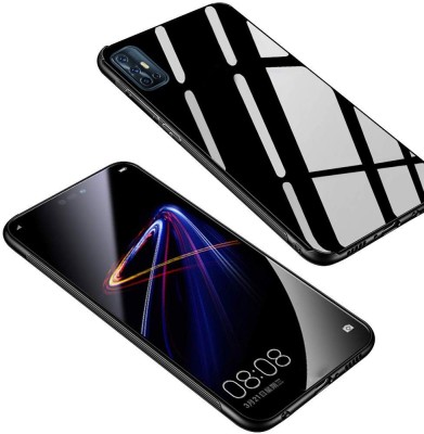 COVERBLACK Back Cover for Vivo V17 (India)(Black, Grip Case, Pack of: 1)