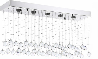 D4P crystal glass ceiling light chandelier Chandelier Ceiling Lamp(Yellow)