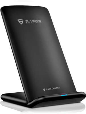 RAEGR RG10076 Arc 700 Qi-Certified Wireless Charging Stand 15W / 10W / 7.5W & 5W for All Qi-enabled Phones (No AC Adapter) - Black Charging Pad RAEGR RG10076 Arc 700 Qi-Certified Wireless Charging Stand 15W / 10W / 7.5W & 5W for All Qi-enabled Phones (No AC Adapter) - Black Charging Pad