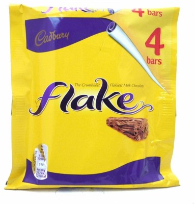 Cadbury Flake 80g Pack of 4 Bars Bars(80 g)