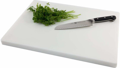swift international Professional Kitchen Cutting Board Plastic Cutting Board(White Pack of 1 Dishwasher Safe)