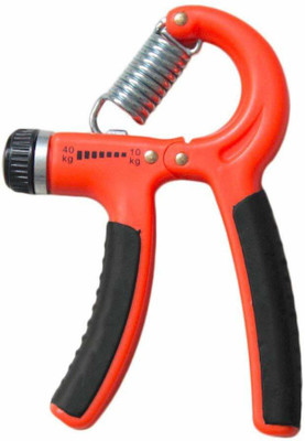 DEVZA Portable Hand Gripper for Exercise Hand Grip/Fitness Grip(Black, Red)