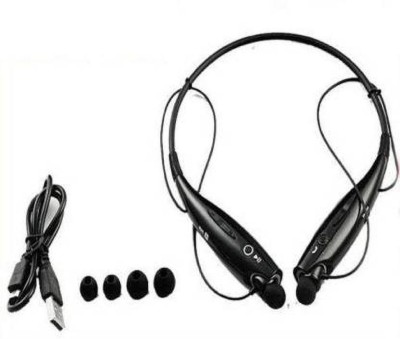 Czech Deep Bass earphone Mobile Headset with Mic.... Bluetooth Headset(Black, In the...