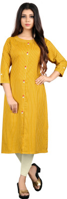 Meghal Prints Casual Printed Women Kurti(Green, Blue, Grey, Yellow)