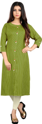 Meghal Prints Casual Printed Women Kurti(Green, Blue, Grey, Yellow)