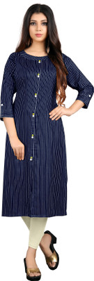 Meghal Prints Casual Printed Women Kurti(Green, Blue, Grey, Yellow)