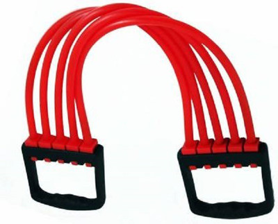 VATSMART GYMNASTIC RUBBER ROPE CHEST DEVELOPER RESISTANCE TUBE Resistance Tube(Red)