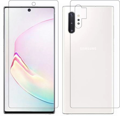 Yoox Front and Back Screen Guard for Samsung Galaxy Note 10 Plus(Pack of 2)