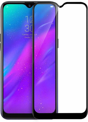 DSCASE Edge To Edge Tempered Glass for Realme C3(Pack of 1)