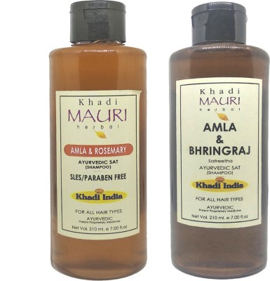 Khadi Mauri Amla_Rosemary(SLES) & Amla_Bhringraj Shampoo(420 ml)