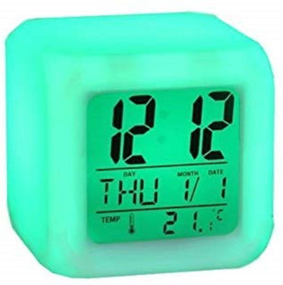 Aubade Digital Multicolor Clock