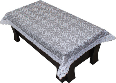 LITHARA Abstract 4 Seater Table Cover(Grey, Polyester)