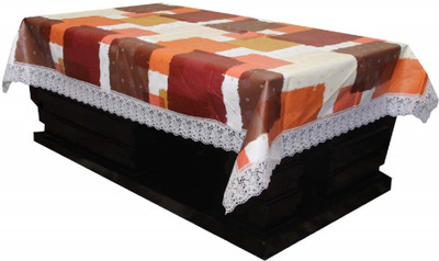 KUBER INDUSTRIES Printed 4 Seater Table Cover(Multicolor, PVC)