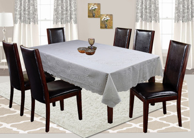 KUBER INDUSTRIES Printed 6 Seater Table Cover(Multicolor, Cotton)