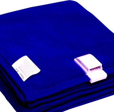 A-One Winter Care Solid Double Electric Blanket for  Heavy Winter(Polyester, Blue)