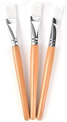 URBEN QUEEN 3 Face Mask Brush with Soft Synthetic Bristles(PACK OF 3)(Pack of 3)
