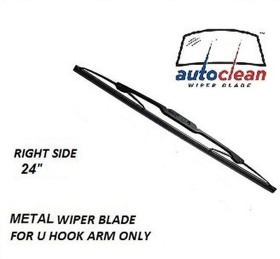 AutoClean METAL FRAME WIPER BLADE Windshield Wiper(60 cm, Driver Side Wiper, Pack of: 1)