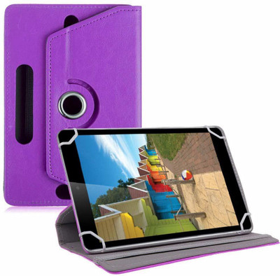 TGK Book Cover for iBall Slide 3G-i80 Tablet 8 inch(Purple, Cases with Holder)