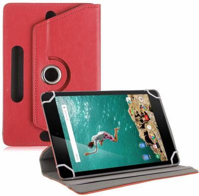 TGK Book Cover for Google Nexus 9 Tablet 8.9" (8 inch)(Red, Cases with Holder)