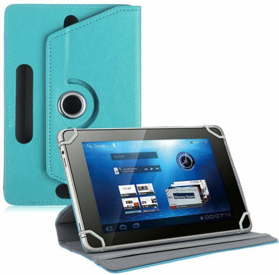 TGK Book Cover for Samsung Galaxy Tab 4 SM-T33 Tablet 8-inch | Rotating Leather Stand Case(Blue, Cases with Holder)