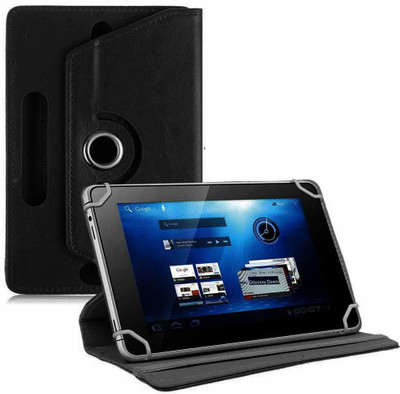 TGK Book Cover for Samsung Galaxy Tab 4 SM-T33 Tablet 8-inch | Rotating Leather Stand Case(Black, Cases with Holder)