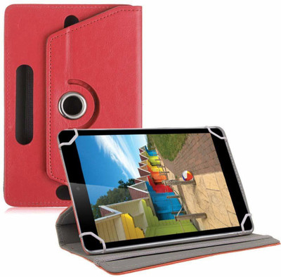 TGK Book Cover for iBall Slide 3G-i80 Tablet 8 inch(Red, Cases with Holder)