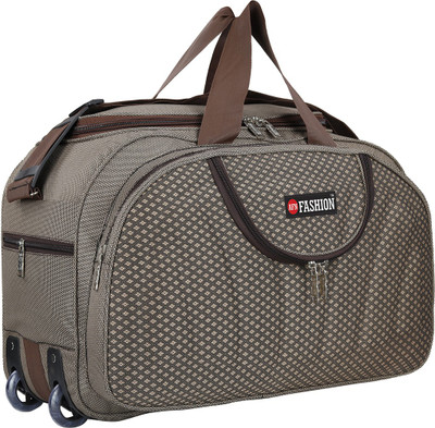 AFN FASHION (Expandable) Waterproof Polyester Lightweight Duffel With Wheels (Strolley)