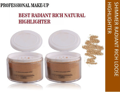 ADJD Best Gold Highlighter 15 G Pack Of 2 Highlighter(Gold)