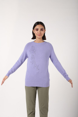 KOTTY Round Neck Embellished Women Pullover