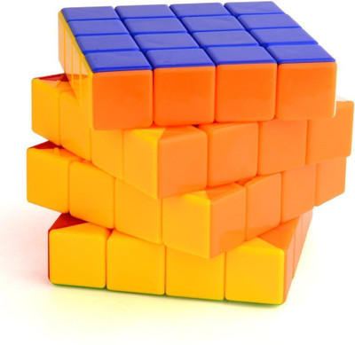 Authfort 4x4x4 Stickerless Magic Rubick Cube with Adjustable Tightness CB21(1 Pieces)