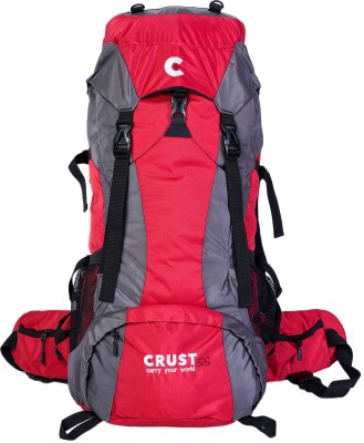 crust bags On 55ltrs Rucksack  - 55 L(Red, Grey, Black)