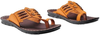 FLITE Men Sandals(Tan , 6)