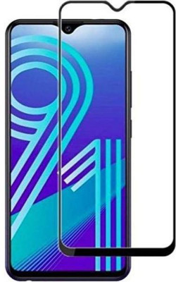 BeeVault Edge To Edge Tempered Glass for Vivo Y91(Pack of 1)