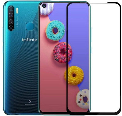 BeeVault Edge To Edge Tempered Glass for Infinix S5, Infinix S5 Lite(Pack of 1)