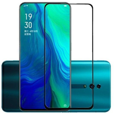 BeeVault Edge To Edge Tempered Glass for OPPO Reno 2(Pack of 1)