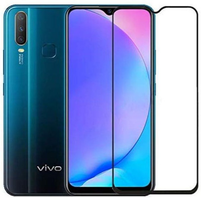 BeeVault Edge To Edge Tempered Glass for Vivo Y17(Pack of 1)