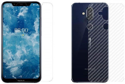 THOGAI Front and Back Screen Guard for Nokia 8.1(Pack of 2)