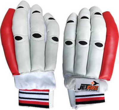 JetFire Basic Youth Batting Gloves (Age Group 8-12 Year) Batting Gloves(Red, White)